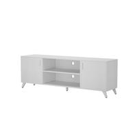 Vicco Lowboard Maceio, Blanc, 160x54.5cm avec 2 Portes