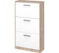 Vicco Meuble à chaussure Gizmo, 59x105cm, Blanc/Sonoma/Sonoma