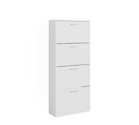 Vicco Meuble à chaussure Gizmo, Blanc, 59x137cm
