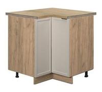 Vicco Meuble bas dangle Fame-Line, GrisBeige, 80.5cm , PT Chêne GrisBeige