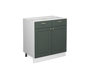 Vicco Meuble Cuisine Fame-Line, Vert Or Campagne, 80cm sans PT, à Combiner avec d'autres modules de la série Fame-Line