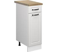 Vicco meuble cuisine R-Line, 30 cm , PT Chêne, Blanc campagne/Blanc