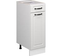 Meuble cuisine R-Line, 30cm sans PT, Blanc campagne, Blanc, Vicco