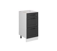Vicco Meuble Cuisine R-Line, Anthracite Campagne, 40cm