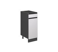 Vicco Meuble Cuisine R-Line, Blanc, 30cm J-Shape, sans PT, pour Une Combinaison Libre au Sein de systèmes de Cuisine modulaires
