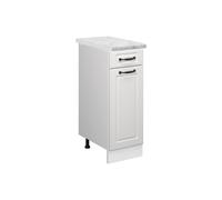 Vicco Meuble Cuisine R-Line, Blanc Campagne, 30cm PT Marbre, pour Une Combinaison Libre au Sein de systèmes de Cuisine modulaires