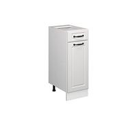 Vicco Meuble Cuisine R-Line, Blanc Campagne, 30cm sans PT, pour Une Combinaison Libre au Sein de systèmes de Cuisine modulaires