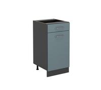 Vicco Meuble Cuisine R-Line, Bleu-Gris, 40cm