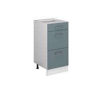 Vicco Meuble Cuisine R-Line, Bleu-Gris, 40cm