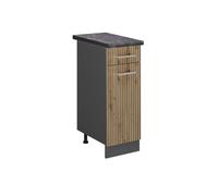 Vicco Meuble Cuisine R-Line, Chêne Artisan, 30cm