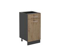 Vicco Meuble Cuisine R-Line, Chêne Artisan, 40cm