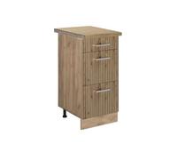 Vicco Meuble Cuisine R-Line, Chêne Artisan, 40cm
