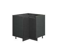 Vicco Meuble d'angle Fame-Line, Anthracite Haute Brillance, 80.5cm sans PT, à Combiner avec d'autres modules de la série Fame-Line