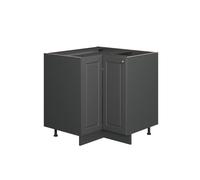 Vicco Meuble d'angle Fame-Line, Anthrazit-Gold Landhaus, 80.5cm, PT Chêne