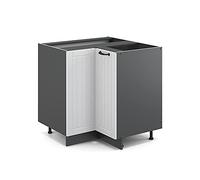 Vicco Meuble d'angle Fame-Line, Blanc Campagne, 80.5cm