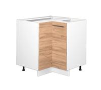 Vicco Meuble d'angle Fame-Line, Chêne de Force doré, 80.5cm sans PT, à Combiner avec d'autres modules de la série Fame-Line