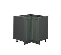 Vicco Meuble d'angle Fame-Line, Vert Or Campagne, 80.5cm sans PT, à Combiner avec d'autres modules de la série Fame-Line