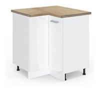 Vicco Meuble dangle R-Line, Blanc Haute brillance, 75.6cm , PT Chêne Blanc Haute brillance G