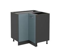 Vicco Meuble d'angle R-Line, Bleu-Gris, 75.6cm sans PT, pour Une Combinaison Libre au Sein de systèmes de Cuisine modulaires