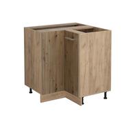 Vicco Meuble d'angle R-Line, Chêne Artisan/Chêne de Force doré, 75.6 cm sans Plan de Travail