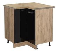 Vicco Meuble dangle R-Line, Noir Haute brillance, 75.6cm , PT Chêne Noir Haute brillance G