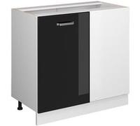 Vicco Meuble dangle R-Line, Noir Haute brillance, 86cm sans PT Noir Haute brillance G