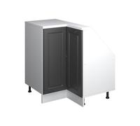 Vicco Meuble de Cuisine d'angle pour combles R-Line, Anthracite Campagne, 75.6cm avec 1 Porte