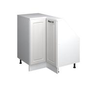 Vicco Meuble de Cuisine d'angle pour combles R-Line, Blanc Campagne, 75.6cm avec 1 Porte