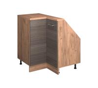 Vicco Meuble de Cuisine d'angle pour combles R-Line, Gris Noble, 75.6cm avec 1 Porte