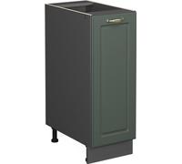 Vicco meuble de cuisine Fame-Line, 30 cm sans plan de travail, Vert Or Campagne/Anthracite