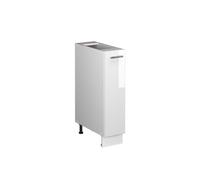 Vicco Meuble de Cuisine Fame-Line, Blanc Haute Brillance/Blanc, 20cm