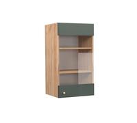 Vicco meuble de cuisine haut vitré Fame-Line, Vert Or Campagne, 40 cm