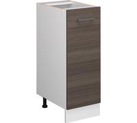 Vicco meuble de cuisine R-Line, 30 cm sans plan de travail, Gris/Blanc