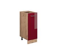 Vicco Meuble de Cuisine R-Line, Rouge Brillant, 30cm