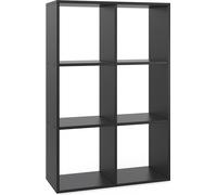 Vicco Meuble de Rangement Cube, Noir, 72 x 107.8 cm