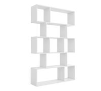 Vicco Meuble de Rangement Cube Aramis, Blanc/Blanc, 106 x 161.5 cm 9 éventails