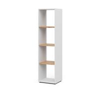 Vicco Meuble de Rangement Cube Ludus, Chêne Blanc/Force de l'or, 36.8x144.9cm