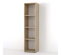 Vicco Meuble de Rangement Cube Ludus, Sonoma, 142.5x36.2cm, pour Le Rangement et la présentation de Livres et de boîtes