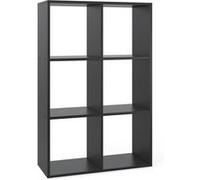 Vicco Meuble de Rangement Cube, Noir, 72 x 107.8 cm