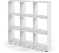 Vicco Meuble de Rangement Cube Nove, Blanc, 104 x 108 cm