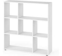 Vicco Meuble de rangement cube Nove, Blanc, 107.2x107.8cm 7 compartiments Blanc G