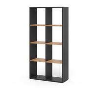 Vicco Meuble de Rangement Cube Scutum, Anthracite/chêne doré, 143x72cm