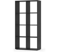 Vicco Meuble de rangement cube Scutum, Noir, 143x72cm Noir G