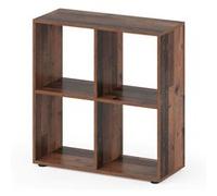 Vicco Meuble de rangement cube Tetra, Bois antique, 72.6x72cm Bois antique