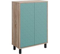 Vicco meuble de rangement de salle de bain Agasta, 56.2 x 83.2 cm, Vert menthe/Sonoma