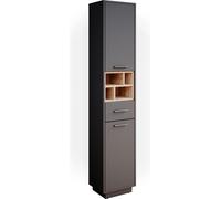 Vicco meuble de rangement de salle de bain Beatrice, 38 x 190 cm, Anthracite/Sonoma