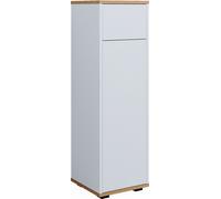 Vicco meuble de rangement de salle de bain Didi, 30 x 97 cm avec tiroir, Blanc/Artisan