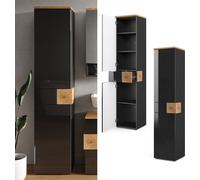 Vicco meuble de rangement de salle de bain Eden, 40 x 184 cm, Anthracite/Chêne Artisan