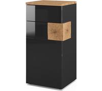Vicco meuble de rangement de salle de bain Eden, 40 x 84 cm, Anthracite/Chêne Artisan
