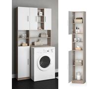 Vicco meuble de rangement de salle de bain Luis, 32 x 190 cm, Sonoma/Blanc